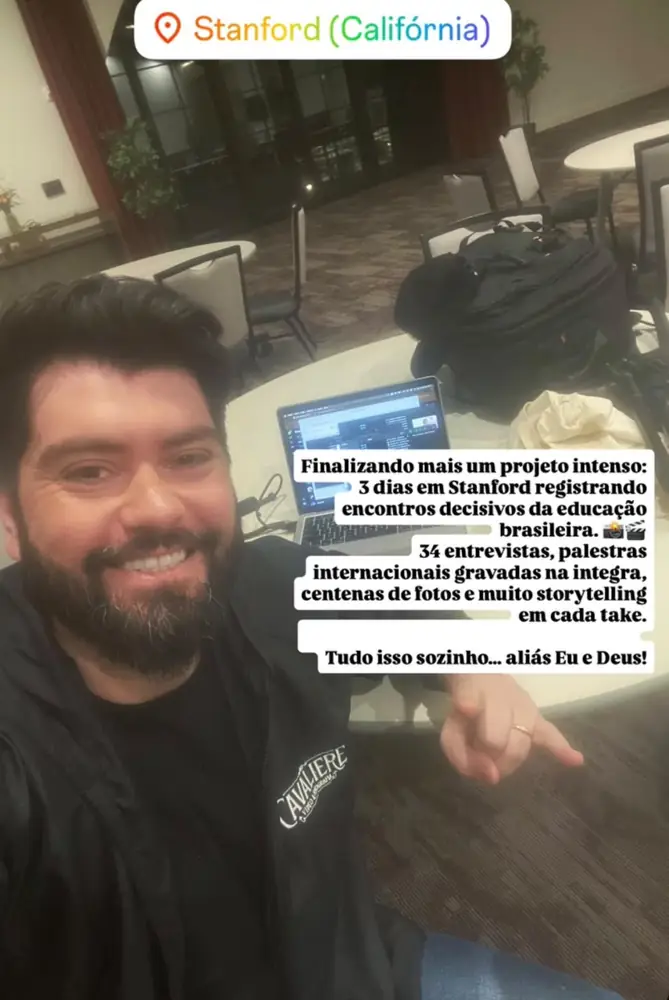 Equipe Cavaliere Video em operação