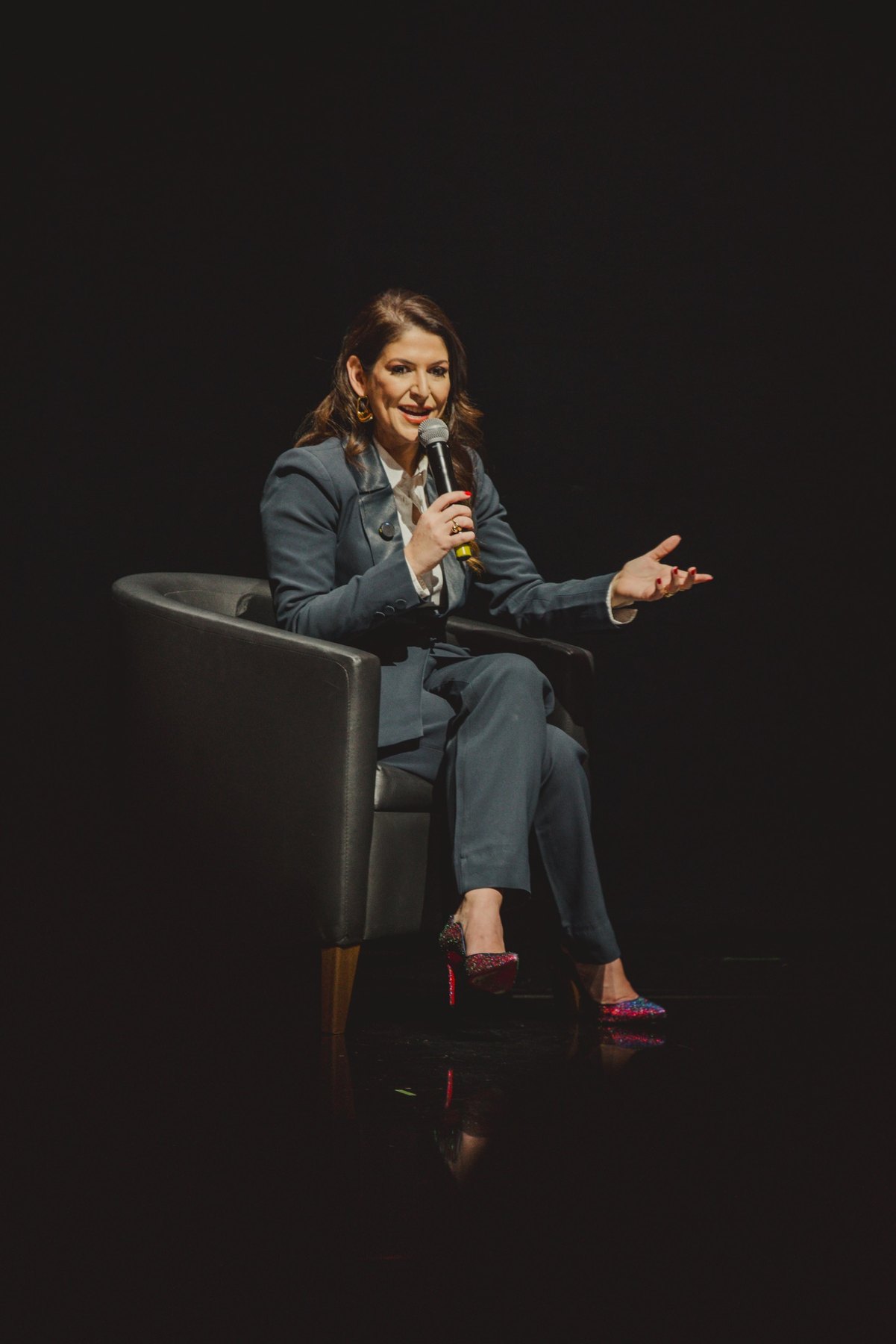 Palestrante em evento corporativo